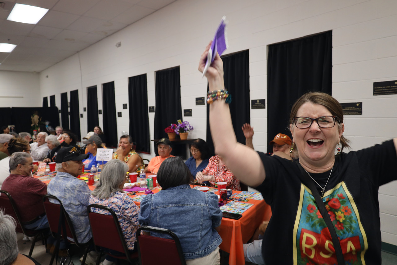 Guests enjoying Blessed Sacrament Academy's Centennial Lotería Celebration