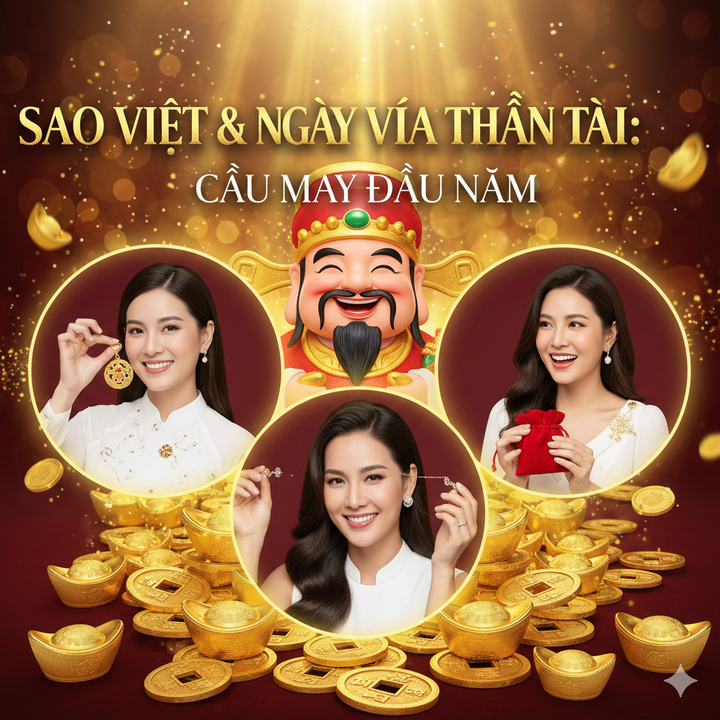 SAO VIỆT & NGÀY VÍA THẦN TÀI: CẦU MAY ĐẦU NĂM ĐẦY SANG CHẢNH VÀ ẤM ÁP