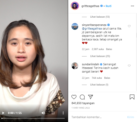 Komentar dari Sinyorita