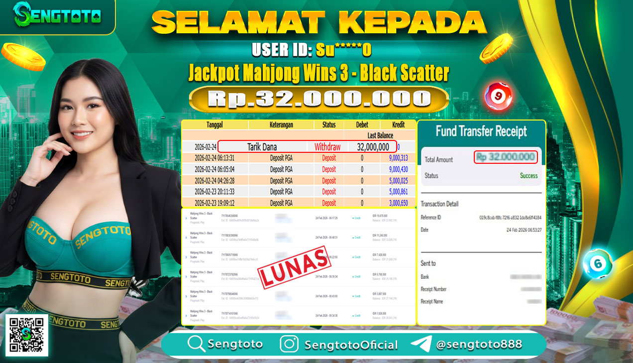 BUKTI PEMBAYARAN SLOT MAHJONG WINS 3 - BLACK SCATTER