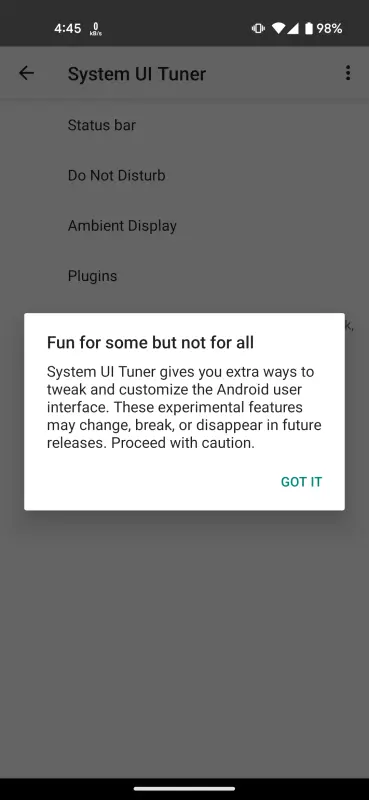 Download System UI Tuner APK