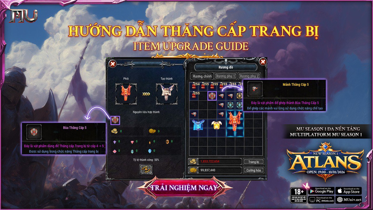 Thăng cấp trang bị