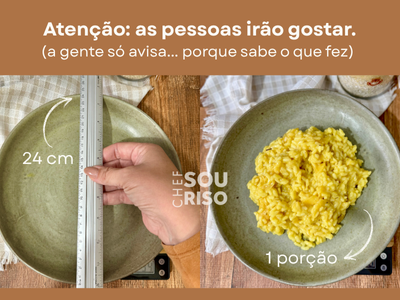 Rendimento risotos no pote Chef Sou Riso