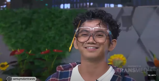 Ekspresi bingung dari Rizki DA