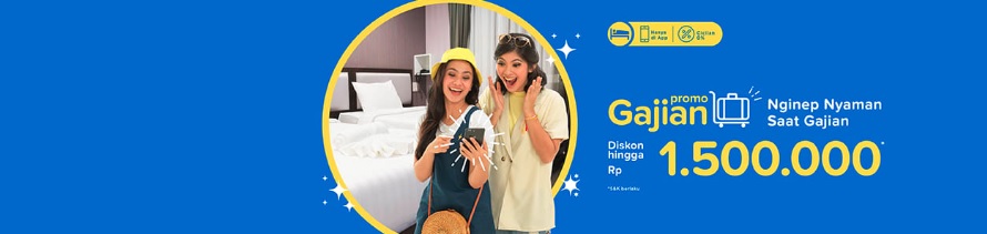 Promo menginap dengan diskon hingga Rp 1.5 juta dari tiket.com