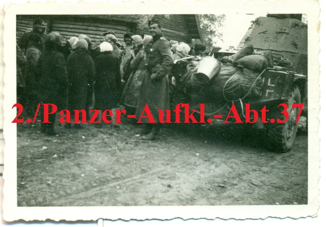 FOTO - Pz.Aufkl..Abt.37 - PANZER - SPÄHWAGEN  BE