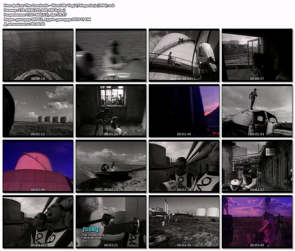 The Overlords - Wow! Mr Yogi (Telegenics) (1994).vob