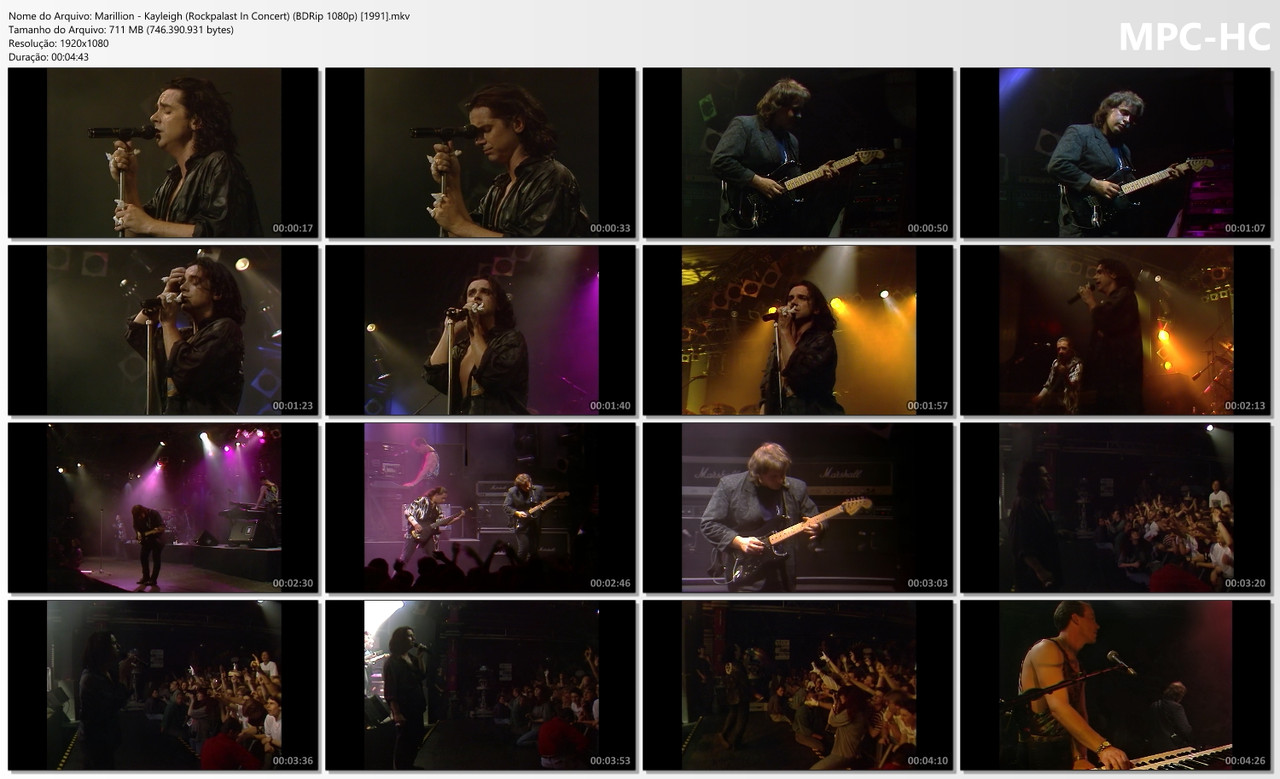 Marillion - Kayleigh (Rockpalast In Concert) (BDRip 1080p) [03.10.1991]