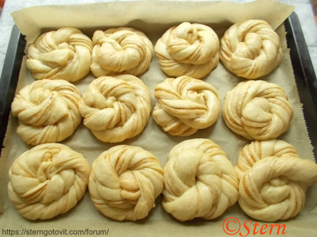 Булочки шведские с корицей «Канелбуллар» (kanelbullar)