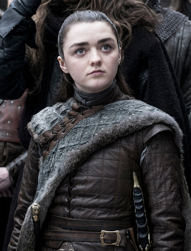 Maisie Williams alias Arya Stark dans le trône de fer l'ultime saison