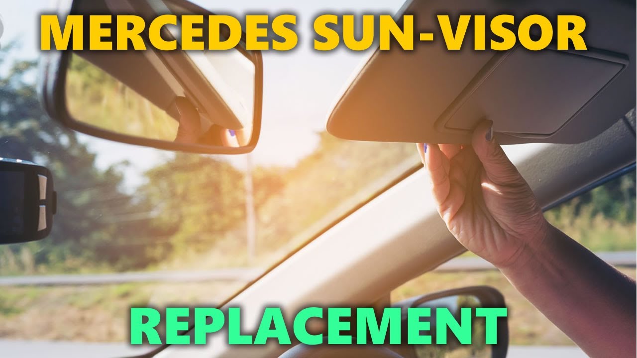 How to Fix Rear Window Sunshade On W220 Mercedes