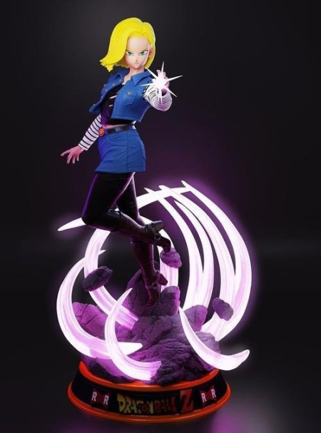 Android 18 – Dragonball Z – 3D Print Android 18 – Dragonball Z – 3D Print