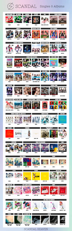 scandal-singles-albums