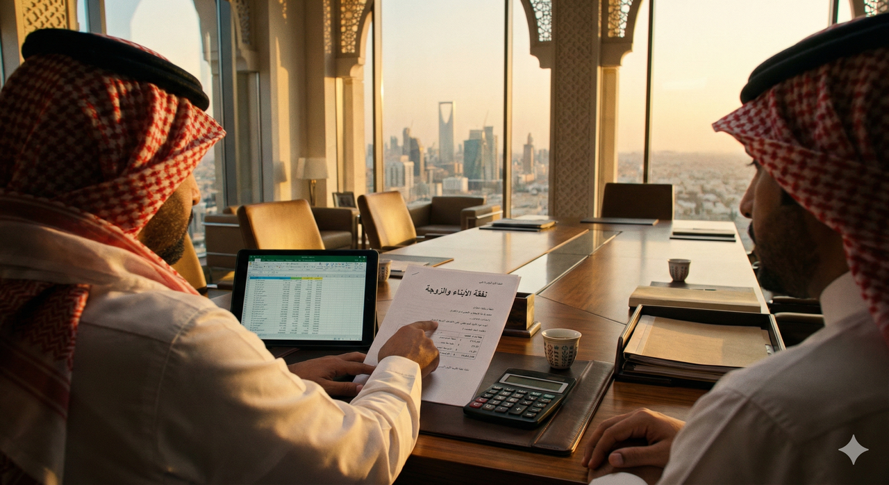 نفقة الأبناء والزوجة: كيف تُحسب وكيف تُطالب بها؟