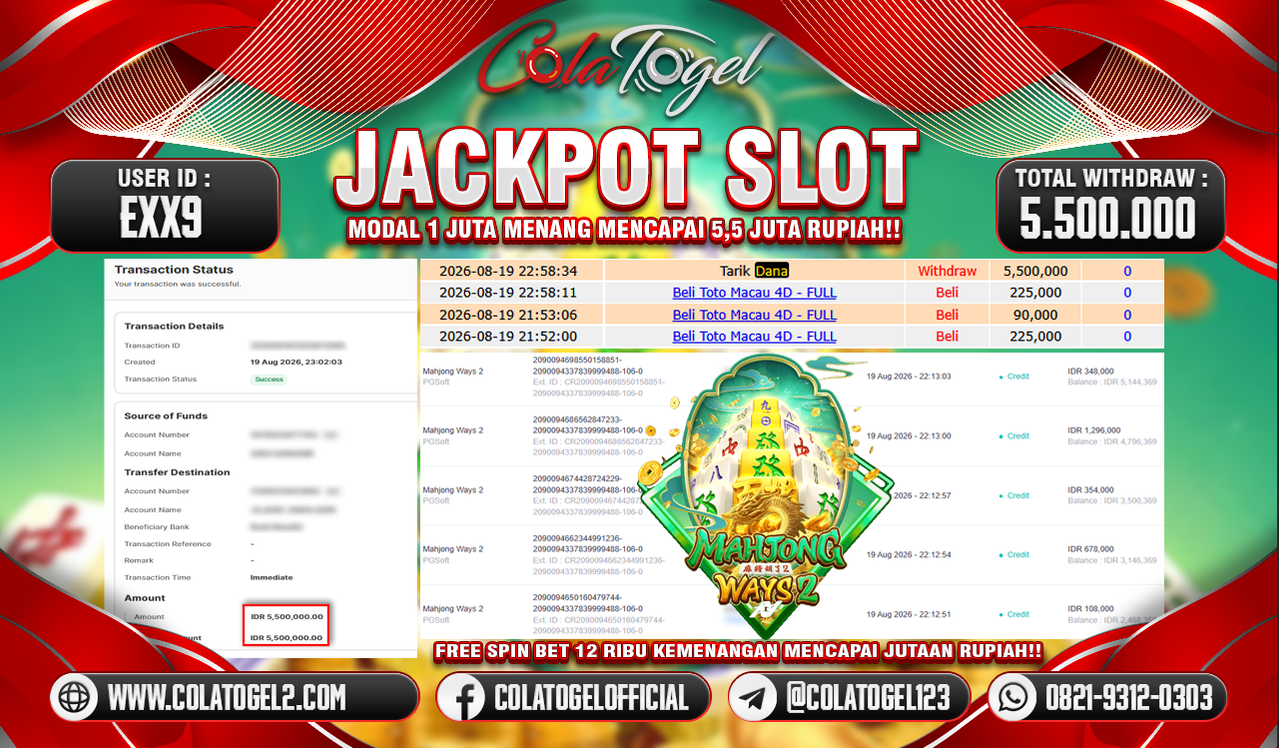 JACKPOT SLOT GACOR!!