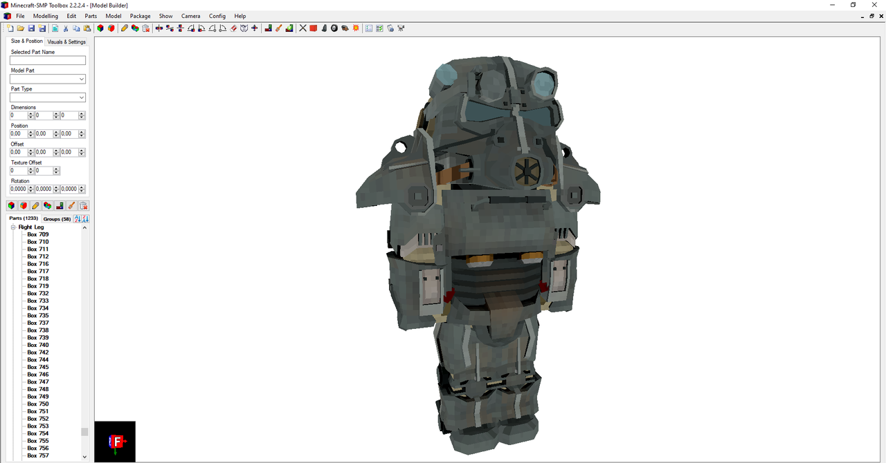 MINECRAFT: FALLOUT MODELLING