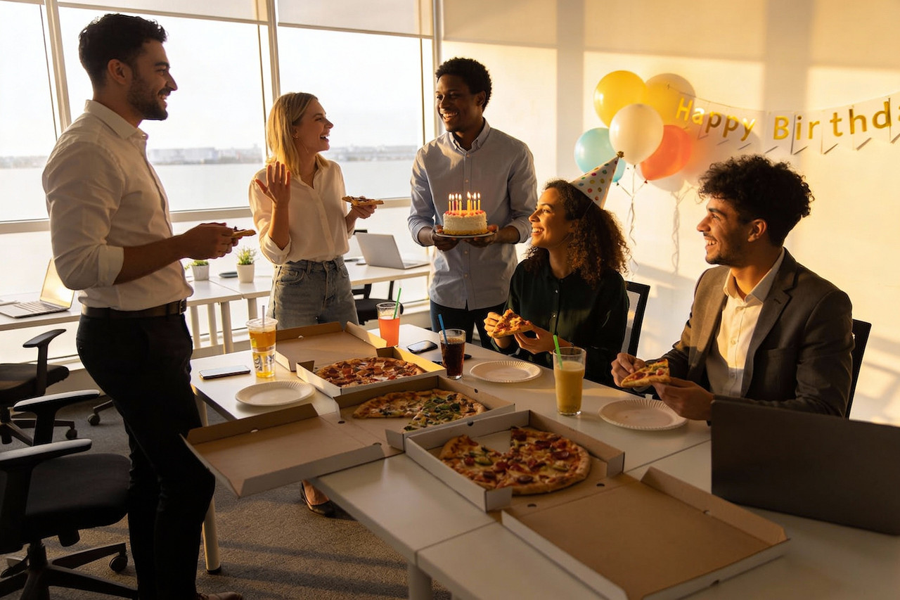 День рождения на работе