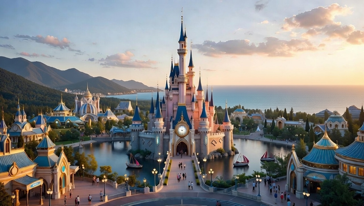 ภาพจำลอง Disneyland ในพื้นที่ EEC
