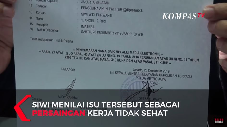 Siwi Widi Purwanti menggelar konferensi pers