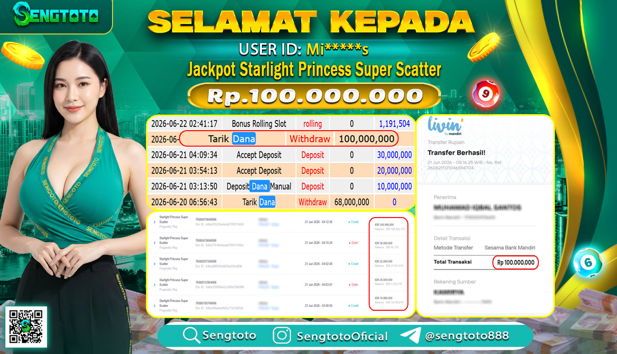 BUKTI PEMBAYARAN SLOT STARLIGHT PRINCESS SUPER SCATTER