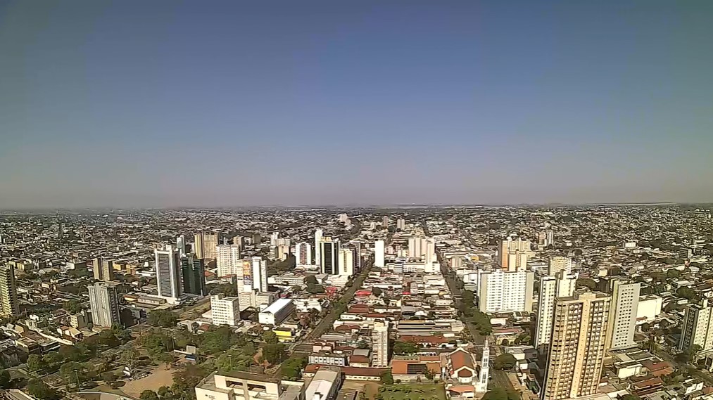 Campo Grande nesta manhã de domingo