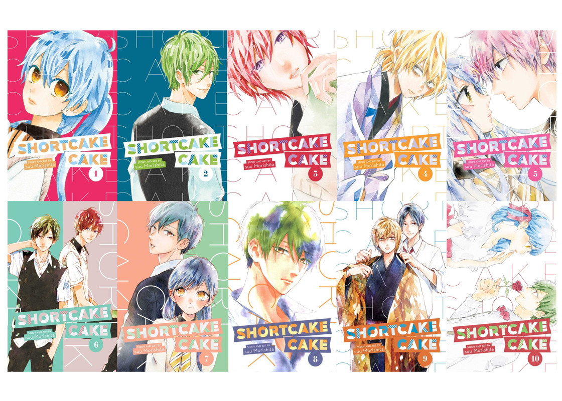 SHORTCAKE CAKE English MANGA Series by Suu Morishita Set of Book Volumes  1-10