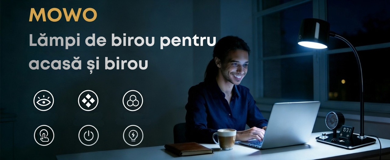 Lampi de birou pentru acasa si birou MOWO 1772B