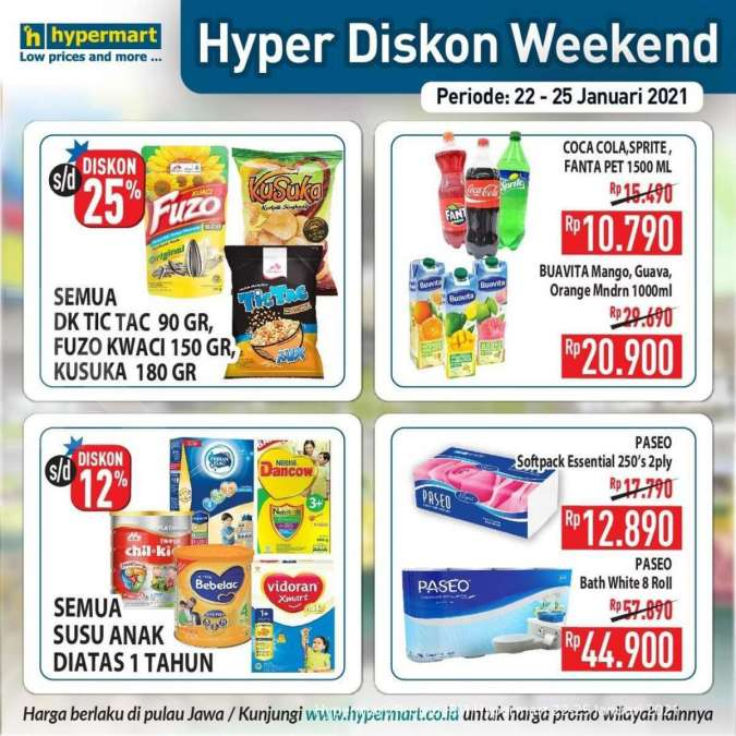 Katalog Promo Hypermart 22-25 Januari 2021