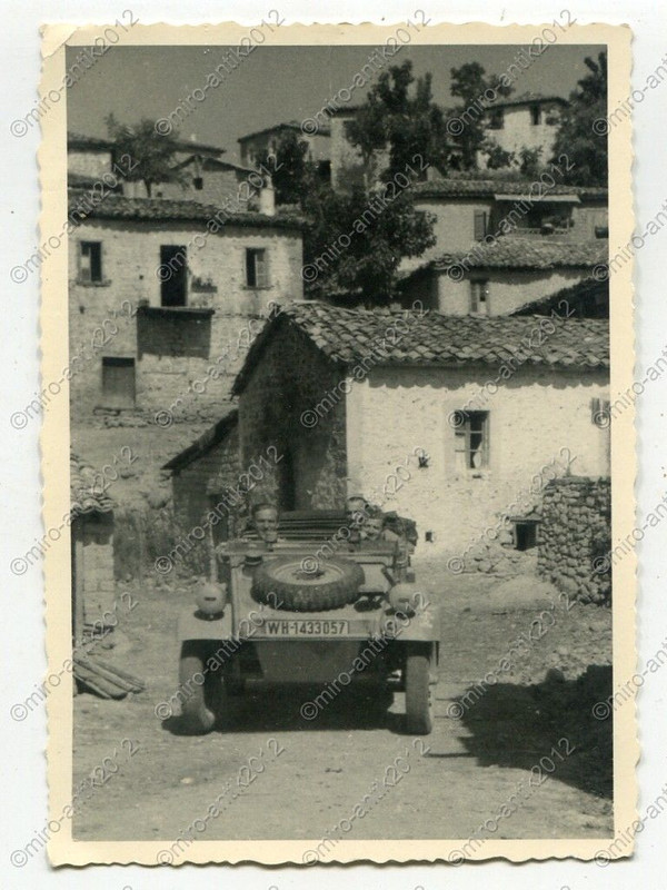 Foto, Wehrmacht, PKW, VW Typ 82 Kübelwagen, Grie