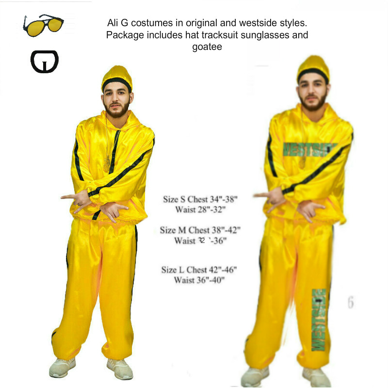 ali g gold tracksuit