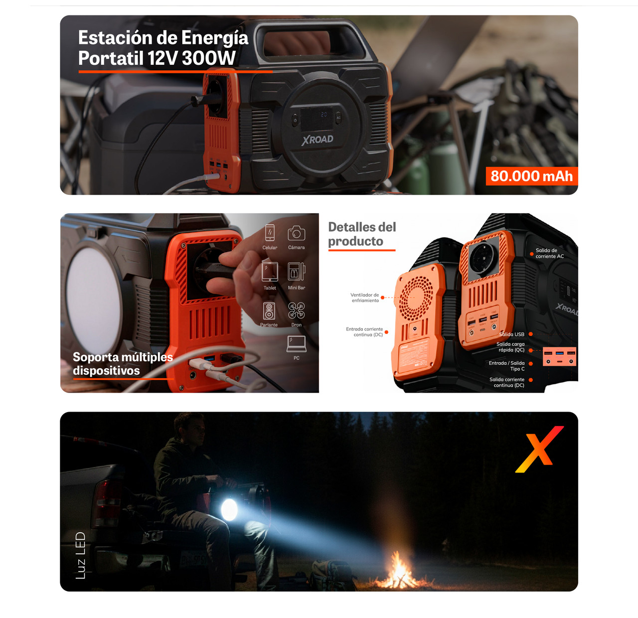 Estación de Energía Portátil XroadREAL