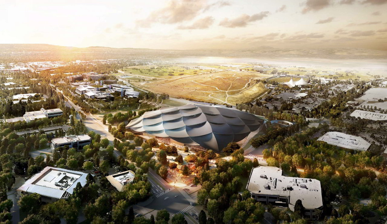 Progettazione biofila Campus Google