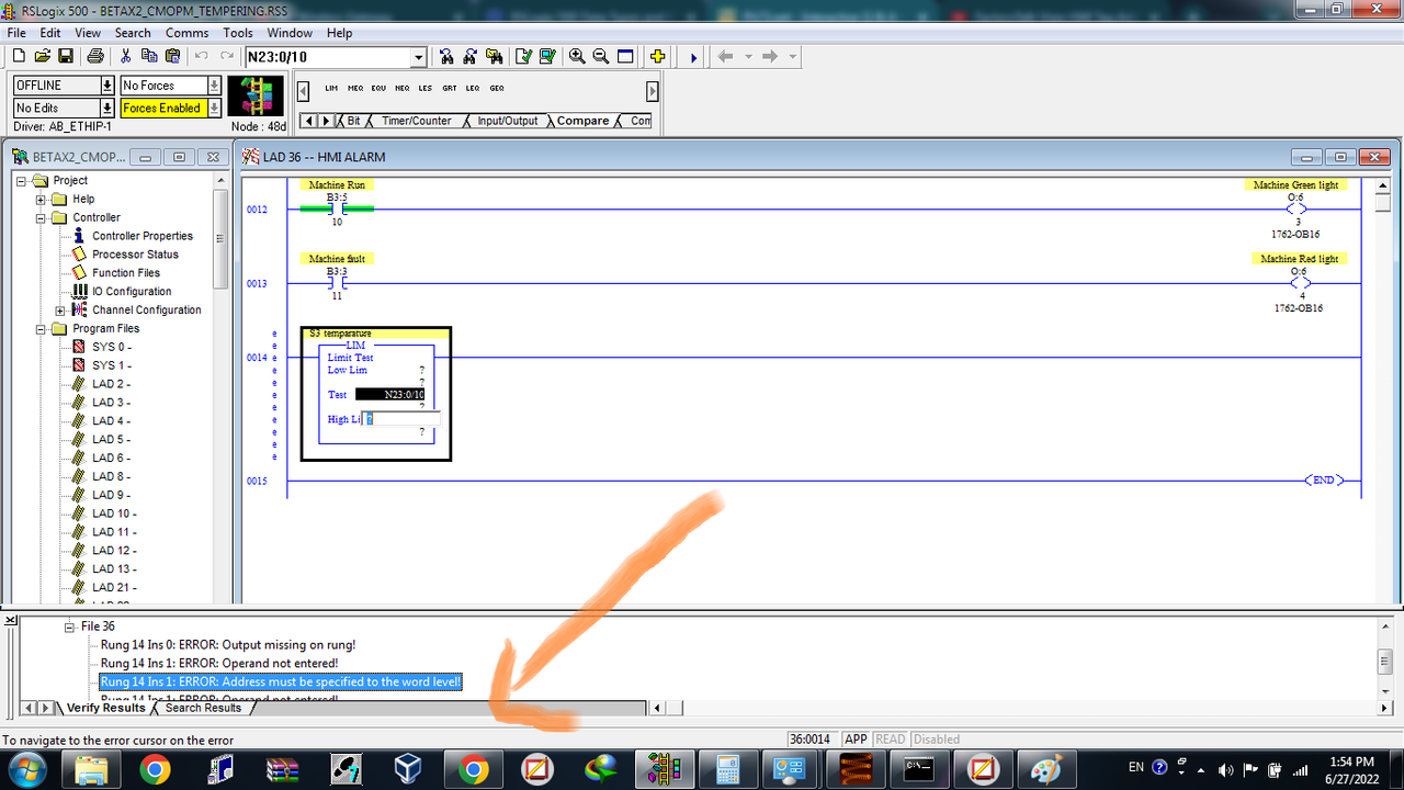 Logix 500 and FT Talk View tags | PLCtalk - Interactive Q & A