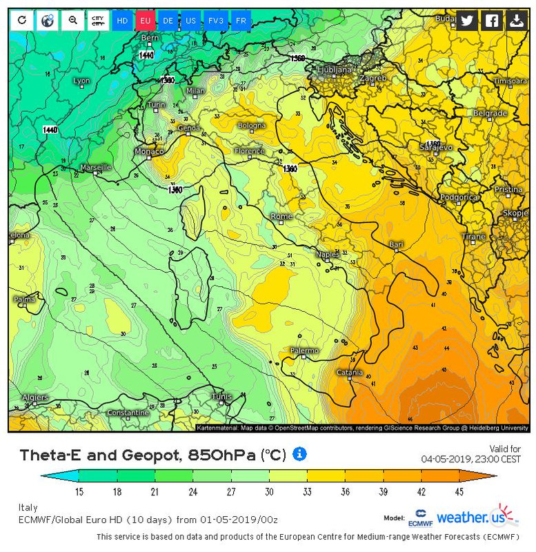 Theta e sabato sera h 23
