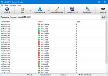 VovSoft Domain Checker 6.7 Portable