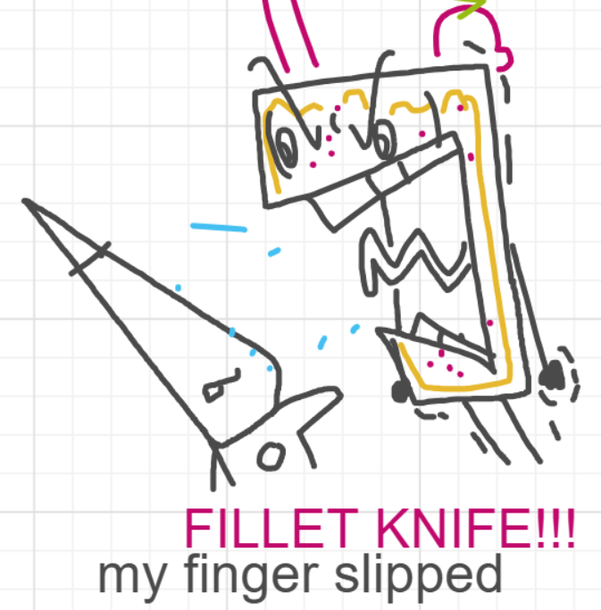 A panel from You're In Danger, Boy, episode seven of the Board Boards object show by Furretwalk/WalkingFurret.