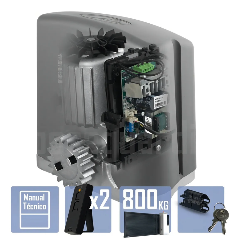 Motor para portão PPA DZ Rio R 800 Jetflex