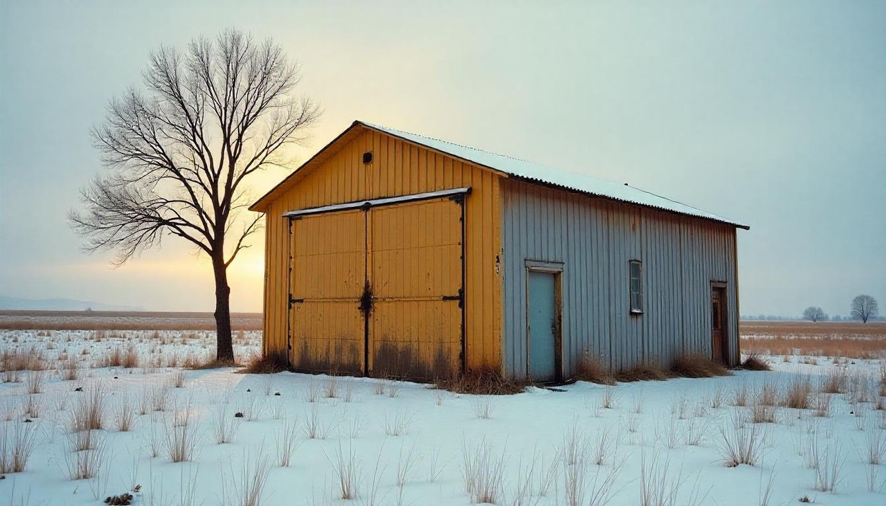 гараж из сэндвич панелей
