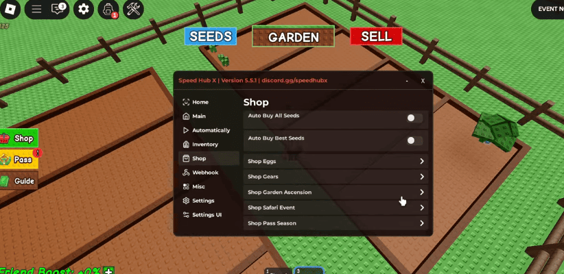 Grow A Garden Auto Farm Feature