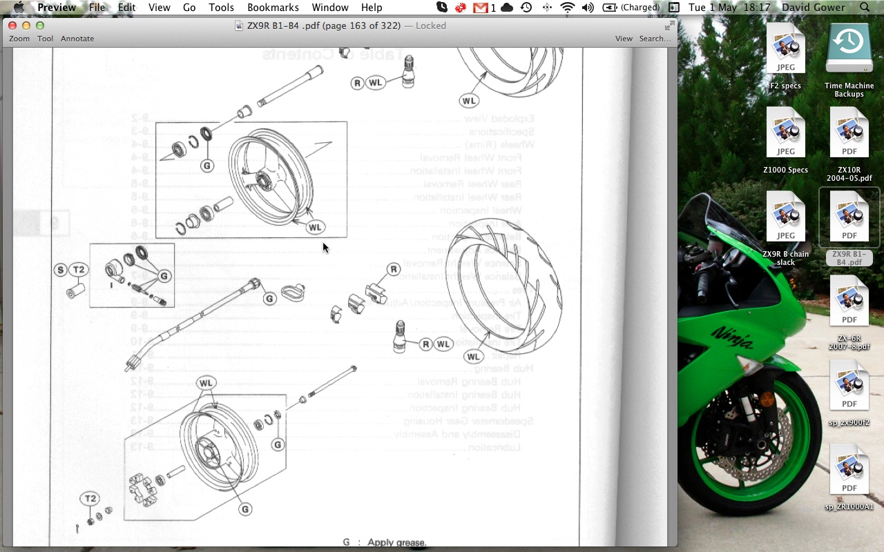 Wheels exploded view