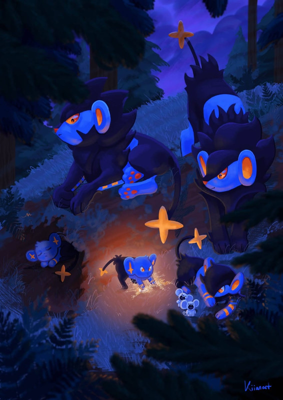 shinx-luxray-luxio-and-tandemaus-pokemon