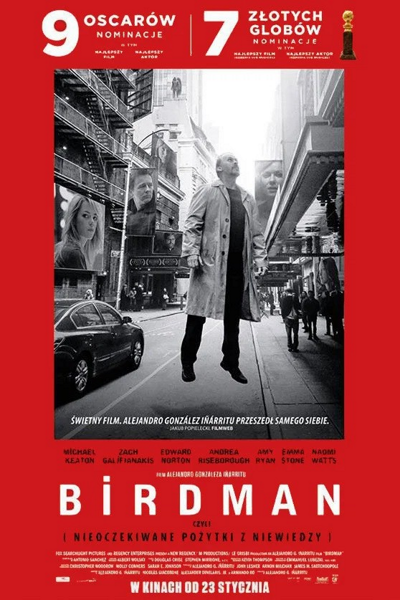 Birdman (2014) PL | 360p | 480p | 720p | AC3.BRRip.XviD-GR4PE | DD5.1 | Lektor PL