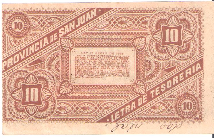 10 centavos 1889 Argentina Imagen-17