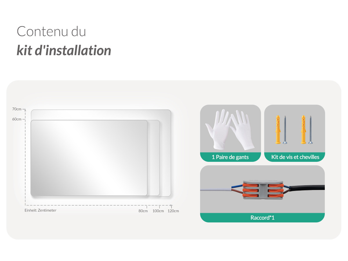 miroir led