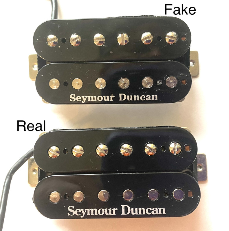 Sicilia Catástrofe entusiasta Spotting a fake Seymour Duncan Humbucker | GuitarNutz 2