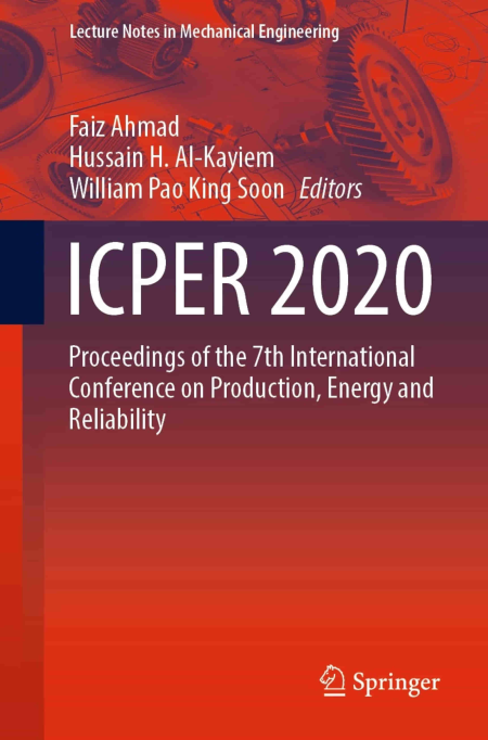 ICPER 2020: Proceedings of the 7th International Conference on Production, Energy and Reliability