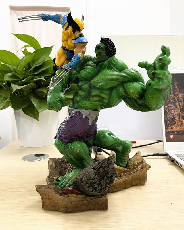 Hulk vs Wolverine Statue 1:6 Marvel Avengers 14