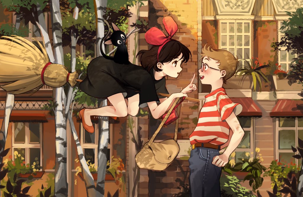 jiji-kiki-and-tombo-majo-no-takkyuubin-and-etc-drawn-by-syerts