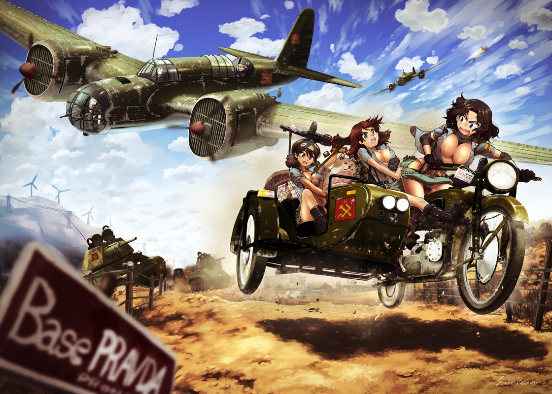 katyusha-nonna-clara-el-tristana-and-1-more-girls-und-panzer-drawn-by-r-ex-3179557bfcb409bd2ff984
