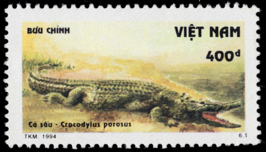 VIETNAM 2532 - Saltwater Crocodile "Crocodylus porosus" (pb86292) - Picture 1 of 1